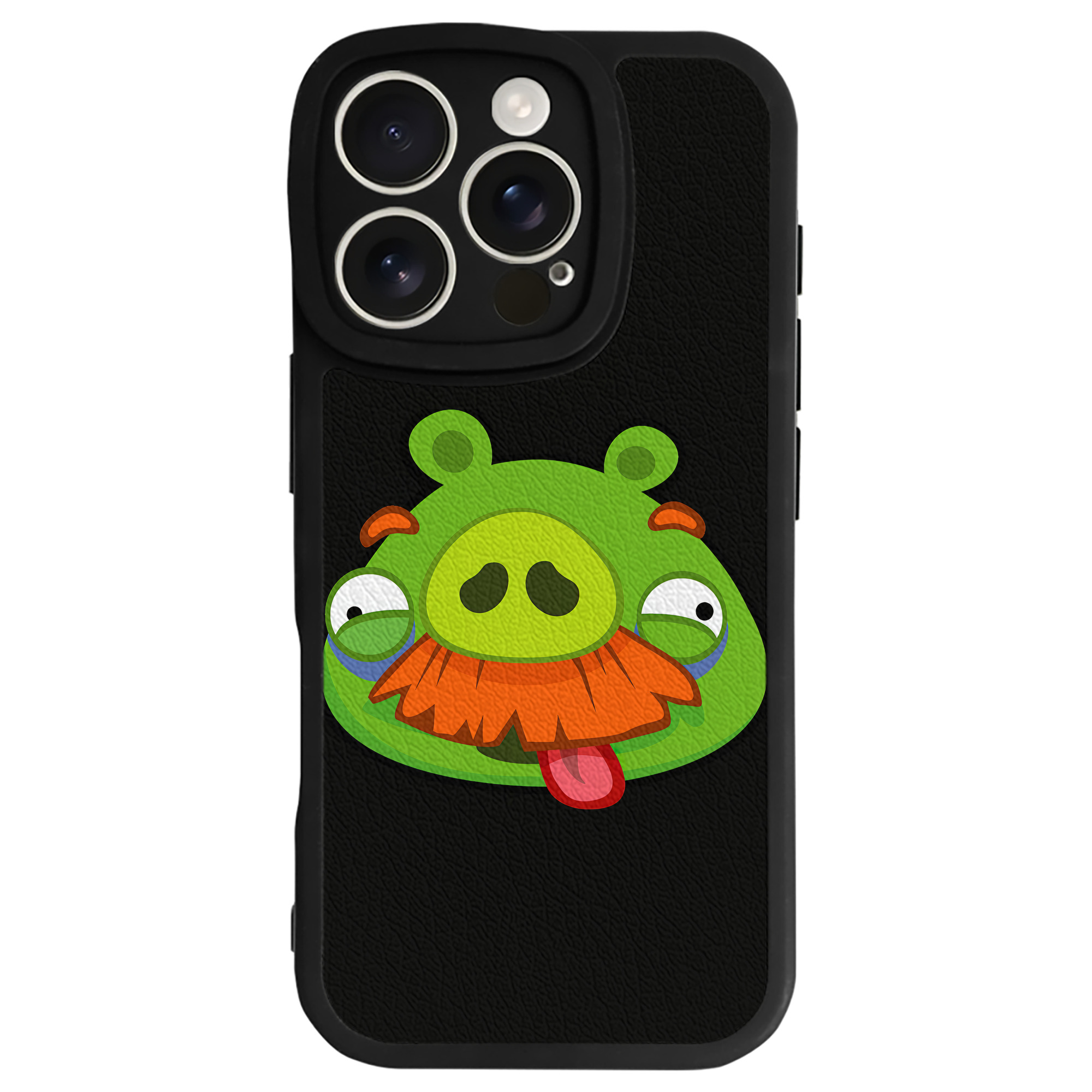 （画像用） Angry Birds アングリーバード 【iPhone 16シリーズ対応】シリコンスマホケース（レザー調） 材質：シリコン